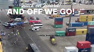 BACK ON BOARD AND OFF TO GO!!: #cruiseexperiences