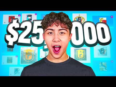 Revealing My $25,000 Rainbow Six Siege Locker!