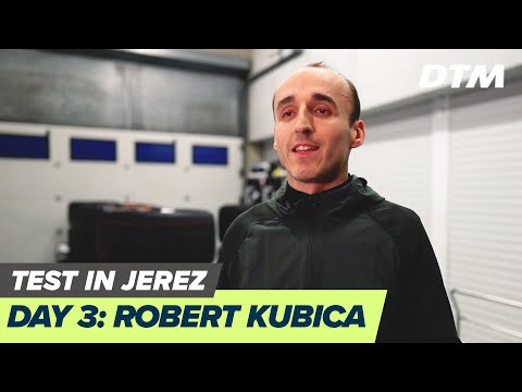 Robert Kubica - Day 3 of DTM Young Drivers Test in Jerez, Spain
