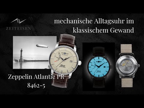 Im Video geht es diesmal um eine Zeppelin Atlantic mit Power Reserve Anzeige...