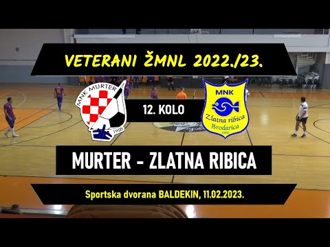 VETERANI ŽMNL: MURTER - ZLATNA RIBICA  1:1, 11.02.2023.