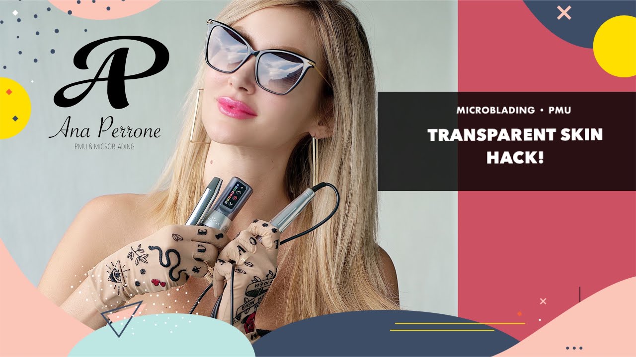 Microblading Training Transparent Skin