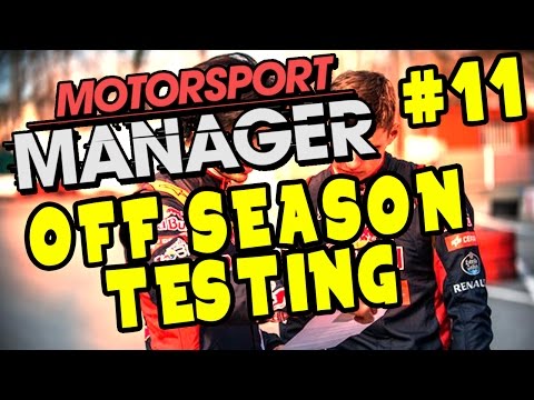 Motorsport Manager PC Career Gameplay: Off Season Testing - S1 Part 11
