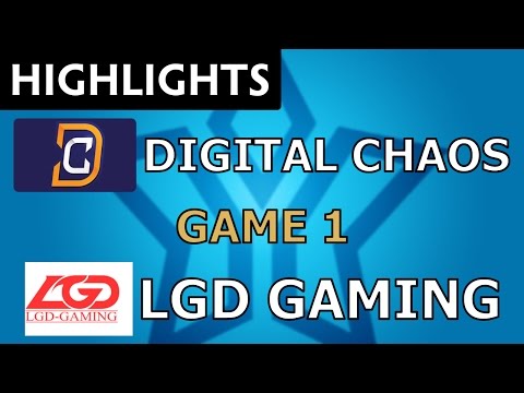Digital Chaos vs LGD Gaming [Game 1] Nanyang Championships Season 2 - Dota Highlights