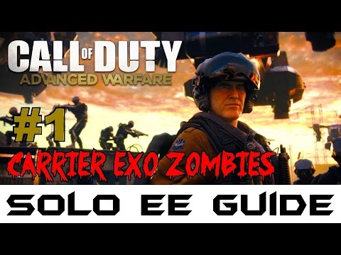 Exo Zombies on Carrier: ULTIMATE EASTER EGG SOLO GUIDE LIVE! (Part 1)▐ Advanced Warfare Exo Zombies