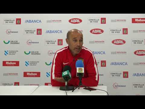 Rueda de prensa Antonio Calderón. J10 Club Rápido de Bouzas 1-2 CF Fuenlabrada