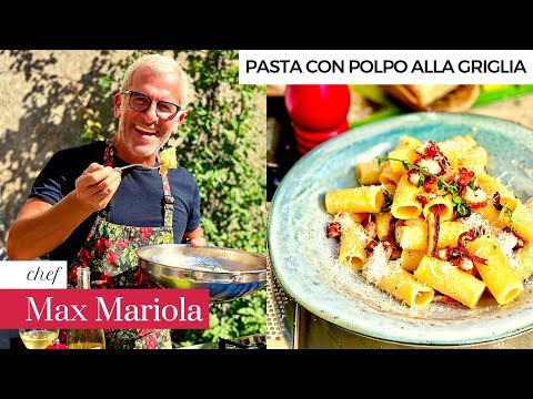 PASTA POLPO GRIGLIATO E PECORINO  ricetta facile di Chef Max Mariola