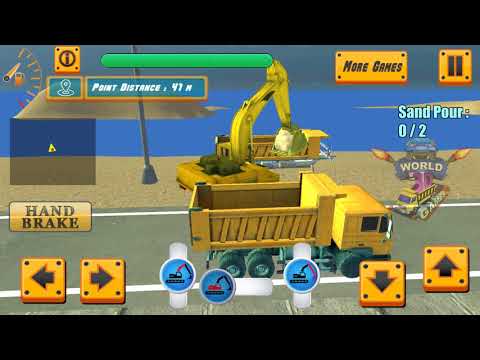 River Sand Excavator Simulator Video