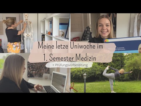 Meine letzte Woche im 1.Semester + Klausurenvorbereitung II Vlog Medizinstudium