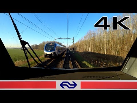 4K CABVIEW HOLLAND Dordrecht - Roosendaal FLIRT 27feb 2019