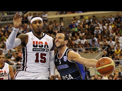 USA vs Argentina 2012 Olympics Men's Basketball Exhibition FULL GAME HD 720p