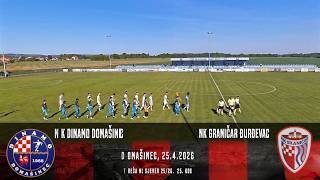 SAŽETAK UTAKMICE NK DINAMO DOMAŠINEC - NK GRANIČAR (Đ)
