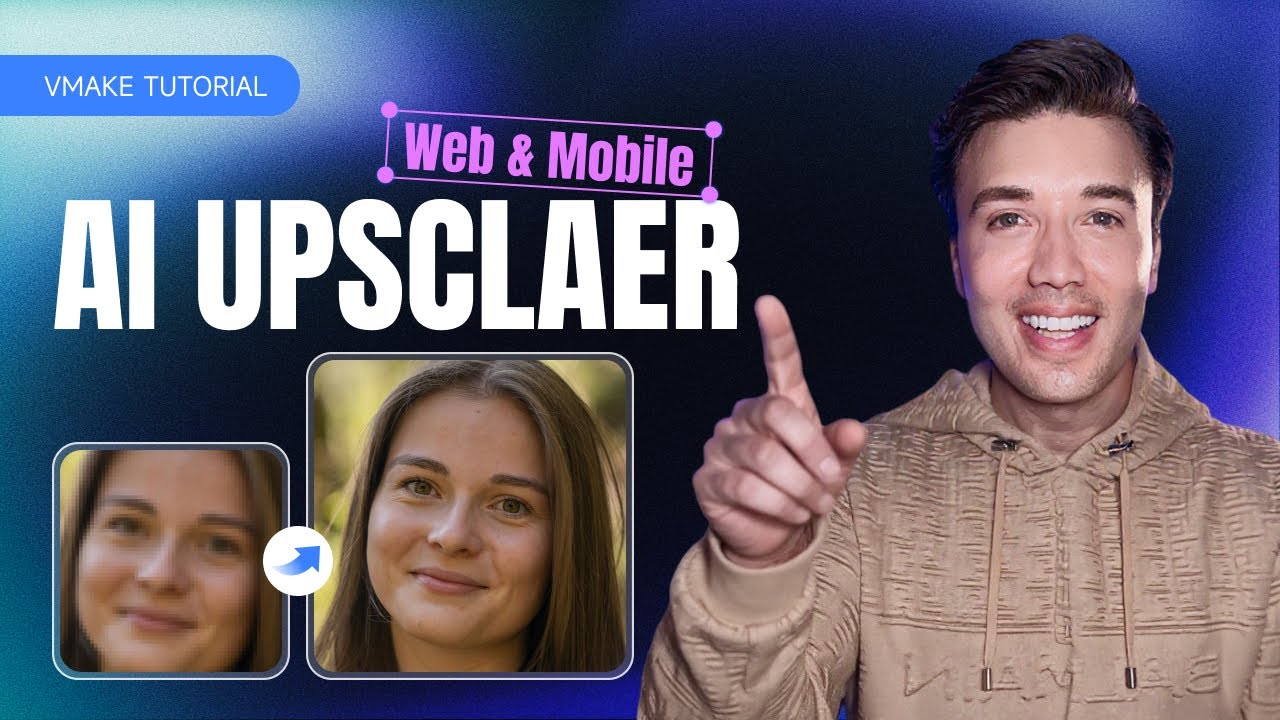 How to Use Vmake's AI Video Upscaler for Stunning Results