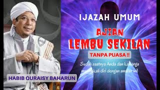 Download lagu TANPA PUASA TANPA RITUAL | IJAZAH UMUM AJIAN LEMBU SEKILAN | HABIB QURAISY BAHARUN mp3