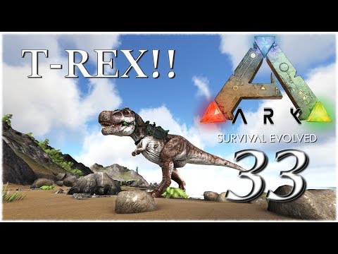 Ark Survival Evolved Ragnarok - Ep. 33 - perfect 150 Rex kibble tame!