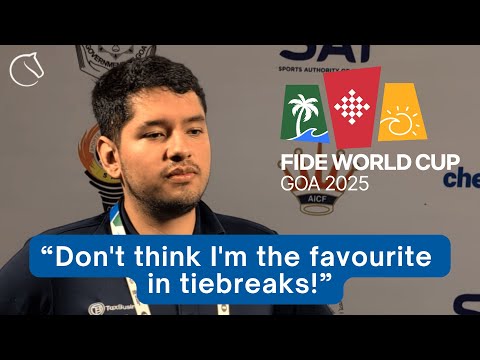 Jose Martinez: "I need to improve a lot!" | FIDE World Cup 2025 | Round 5 Tiebreaks