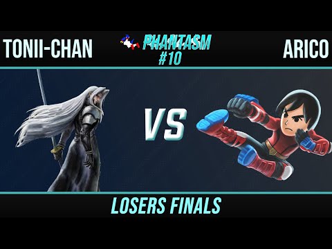 Tonii-Chan (Sephiroth) vs EGL | arico (Mii Brawler) - Phantasm 50 Losers Finals