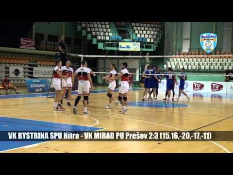 VK BYSTRINA SPU Nitra - VK MIRAD PU Prešov VIDEO zsotrih 29.10.2015
