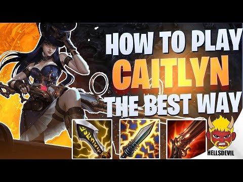 WILD RIFT | How To Play Caitlyn The BEST Way! | Challenger Caitlyn Gameplay | Guide & Build