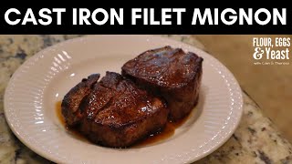 Low Carb Keto Steak Recipe | How to Cook Steak | Cast Iron Filet Mignon | #shorts