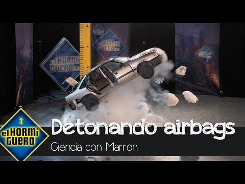 ¡Air-bag el coche! Marron sorprende a 'El Cholo' Simeone con una detonación - El Hormiguero