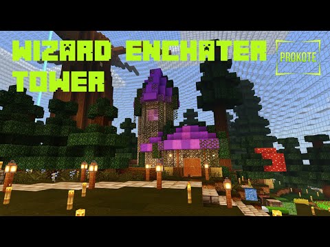 🔥 TOP WIZARD TOWER BUILD – Minecraft Bedrock 1.13 Bio-Dome