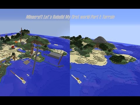 Skyzone Gaming - Minecraft Let's Rebuild My First World Part 1: Terrain