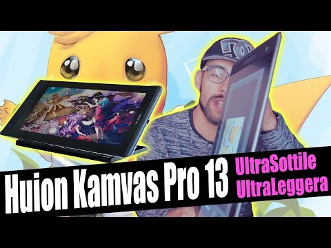 Bevielė grafinė planšetė HUION Inspiroy Giano video
