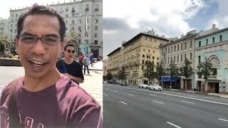 Suasana Kota Moscow Rusia Jelang Final Piala Dunia 2018 Prancis vs Kroasia