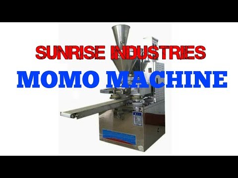 Functioning of momos making machine