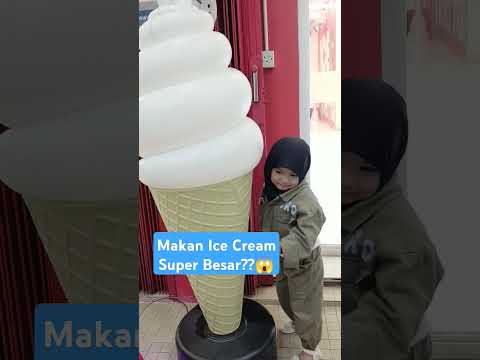 Makan Ice Cream Super Besar ??!! Amazing..#shorts #icecream #amazing #viral #vlog