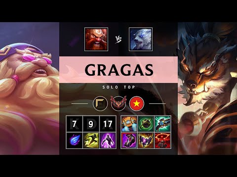 Gragas Top vs Volibear - VN Grandmaster Patch 25.15