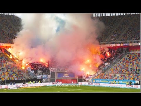 Pyro & Stimmung - Hansa Ultras in Düsseldorf (KFC Uerdingen - Hansa Rostock 4:1 / 07.12.19)