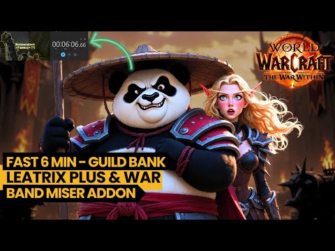 Level 80 Alt: Fast 6 Min Guild + Mobile Bank Unlock! (Friendly Rep + Leatrix Plus & Warband Miser)