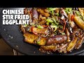 Delicious Stir Fried Eggplant With Garlic Sauce Easy Chinese Recipe