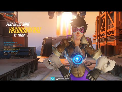 Overwatch Surefour Goes Insane As Tracer & Mccree -Sick Tracking & POTG-
