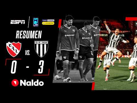EL ROJO SUFRIÓ UNA PALIZA HISTÓRICA ANTE EL LOBO MENDOCINO | Independiente 0-3 Gimnasia M | RESUMEN