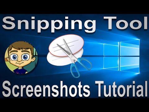 The Snipping Tool - Windows Screenshots Tutorial