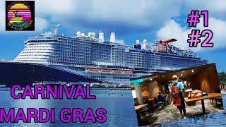CARNIVAL MARDI GRAS VLOGS 2022 Pt 1&2  EMBARKATION DAY WALKING THE SHIP |SEA DAY ENTERTAINMENT