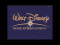 Walt Disney Home Entertainment Low Pitch Animation Blue Background VHS Capture
