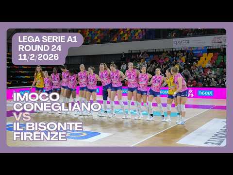 🏐Imoco Conegliano vs Il Bisonte Firenze | Lega Serie A1 Women 25/26 Round 24 | Italian League Women