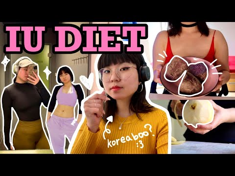 I DID IU's DIET for 3 DAYS🍠 🌝 (being a Kpop Idol is hard ... )  | #kpopdiet #iudiet