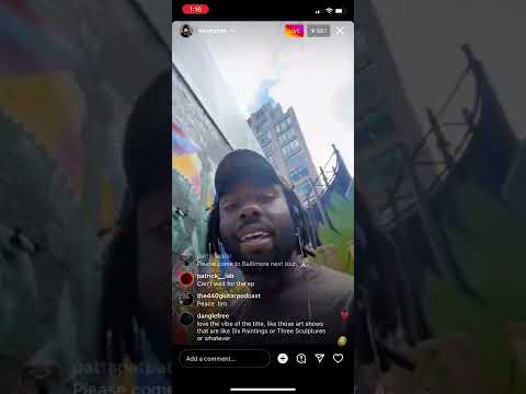 Blood Orange (Dev Hynes) Instagram Live September 8, 2022