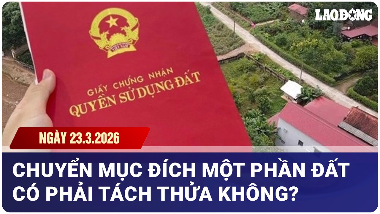 Chuyển mục đích một phần đất có phải tách thửa không?
