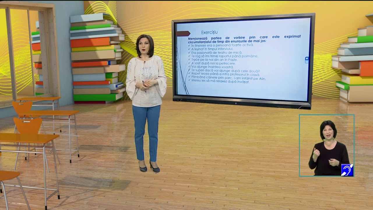 Tele?coala: Limba ?i literatura român? clasa a VIII-a – Circumstan?ialul de mod, de timp, de loc