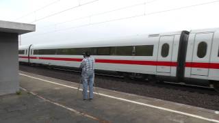 preview picture of video 'Tz 177; 401 077, ICE 1, Basel passing station Maschen, 6-5-2013'