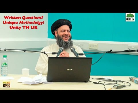 Written Questions and a Methodology You Need To Hear About! - Unity TM Retreat