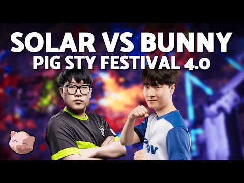 SOLAR vs BUNNY: Incredible ZvT Series! | $10,000 PiGFest 4.0 Ro8 (Bo7) - StarCraft 2