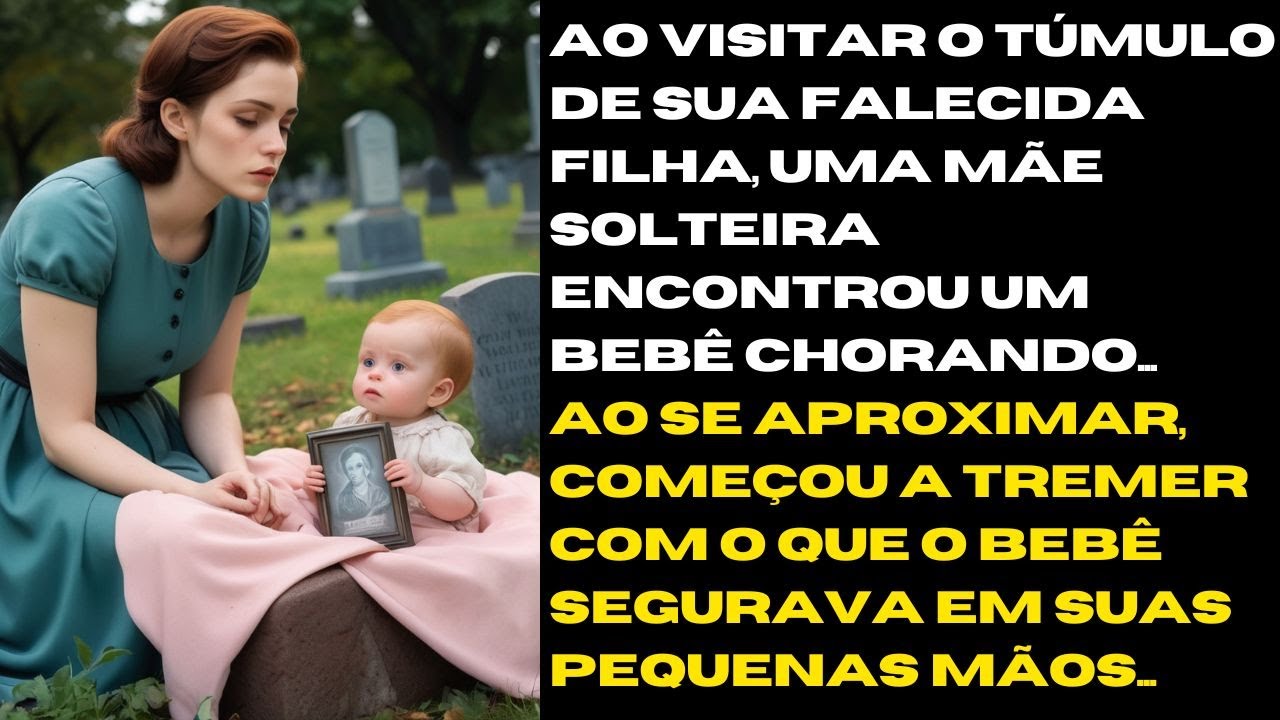 Ao visitar a tumba de sua filha falecida, mãe solteira encontra um bebê abandonado chorando
