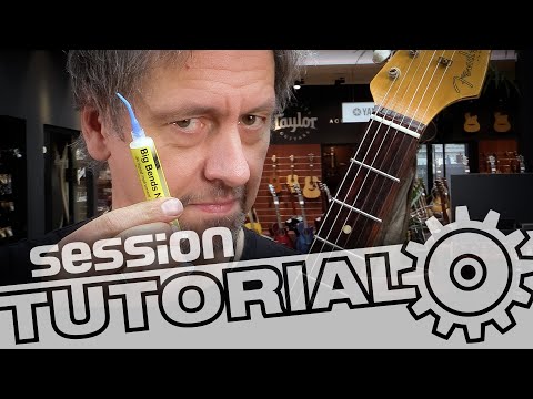E-Gitarren mit Vibrato: Saiten wechseln und verstimmfrei einstellen | session Tutorial